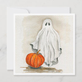 Halloween Spökkort Julkort