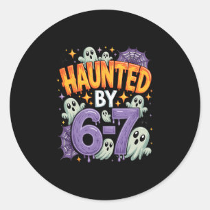 Halloween Spöklik 67 Sex Sju Meme 1 (25) Runt Klistermärke
