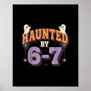 Halloween spöklik 67 Six Seven Meme 1 (9) Poster
