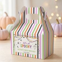 Halloween spöklik rolig födelsedagsfest presentlåd