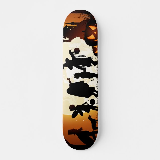 Halloween spöklik Skateboard Bräda 19,5 Cm (Framsida)