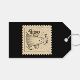 Halloween-spöklykta – “Hey Boo” Presentetikett