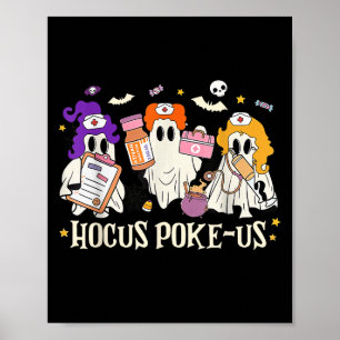 Halloween spökningsköterska Hokus Pokus Kostym Scr Poster