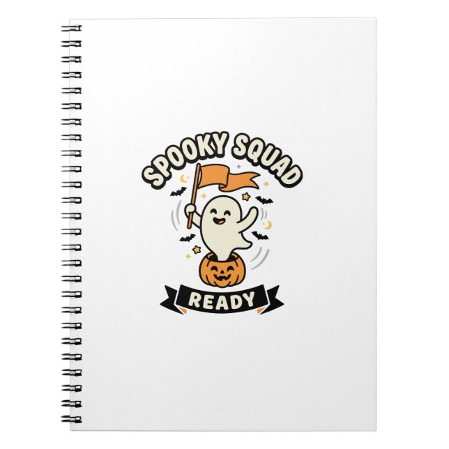 Halloween spökpatrull anteckningsbok (Framsidan)