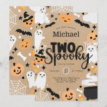 Halloween Spökpumpa 2-års födelsedagsfest
