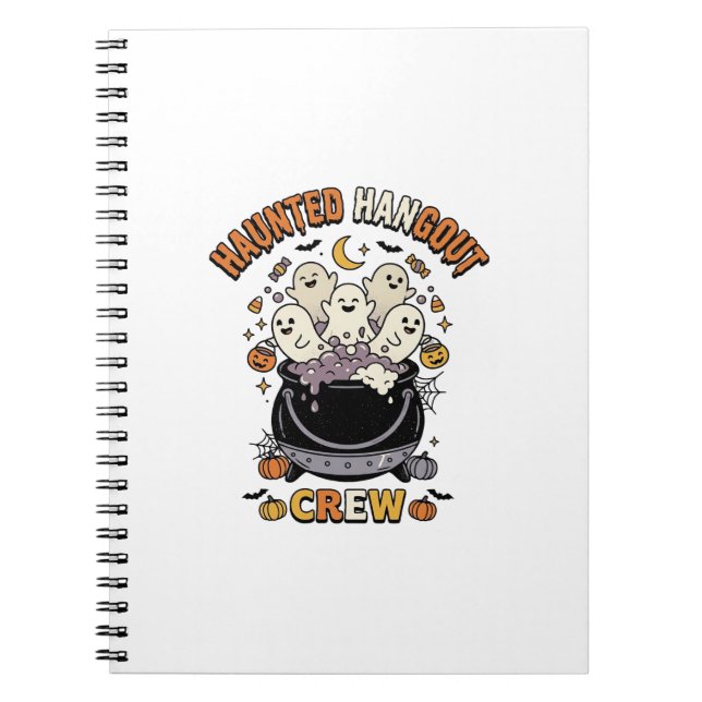 Halloween Spökpumpa Crew Anteckningsbok (Framsidan)