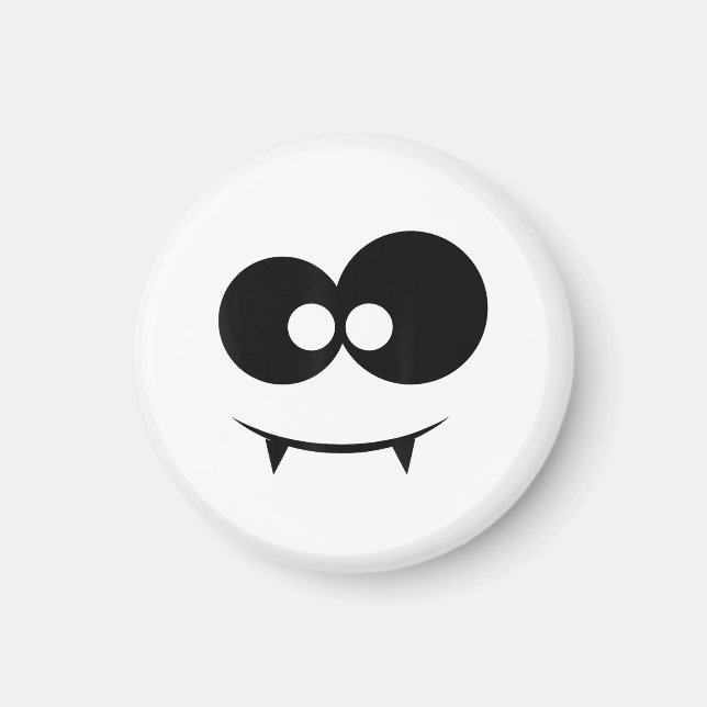 Halloween Spökskalle  Magnet (Framsidan)