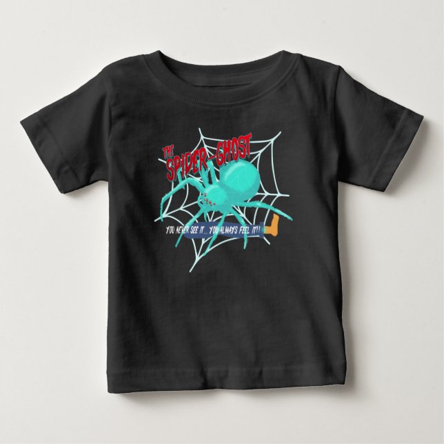 Halloween Spökspindel T Shirt (Framsida)