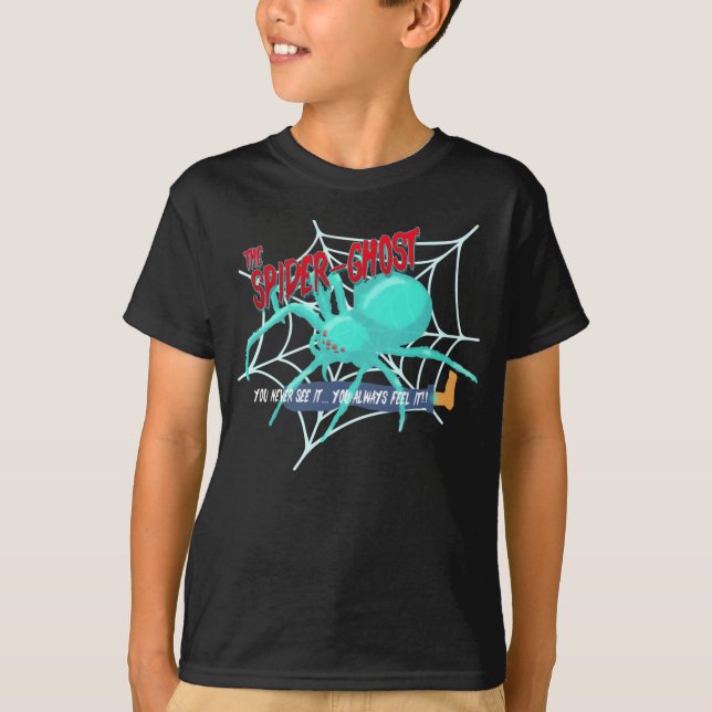 Halloween Spökspindel T Shirt (Framsida)
