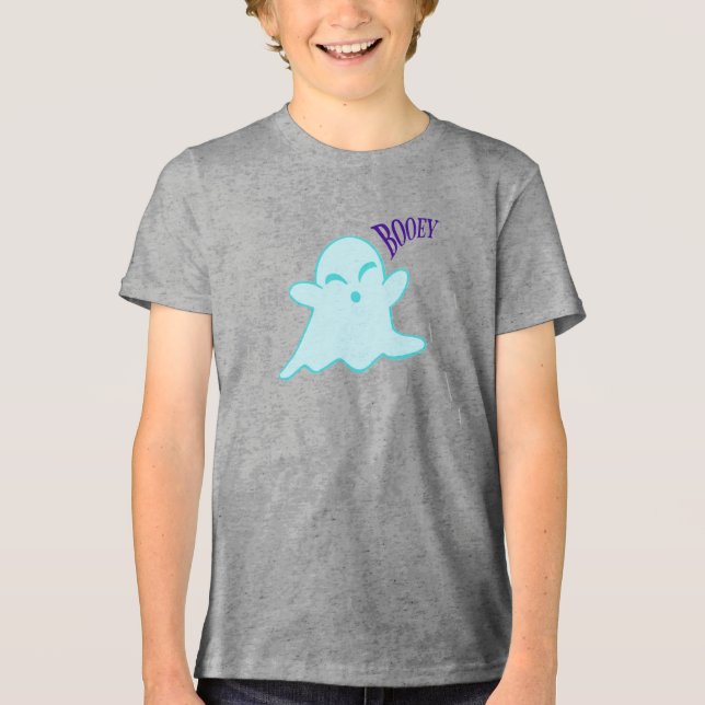 Halloween spökt-skjorta barn t shirt (Framsida)