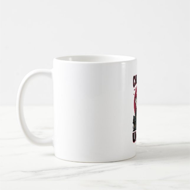 Halloween spöktröja Vintage hemsökt Zombie Design Kaffemugg (Vänster)