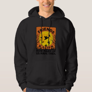 Halloween spökvänner Rollig Vintage Skräck_1 Hoodie