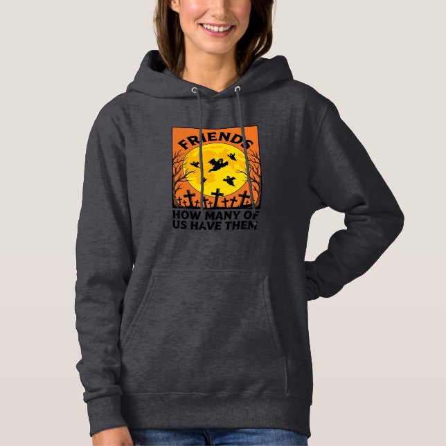 Halloween spökvänner Rollig Vintage Skräck_1 T Shirt (Framsida)