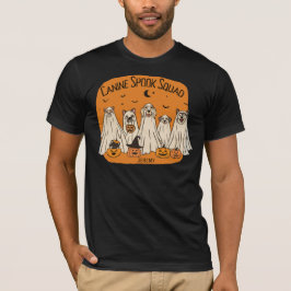 Halloween Spook Squad dorky hundar spöken pumpor T Shirt