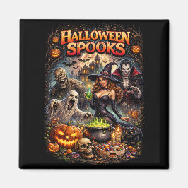 Halloween Spooks Magnet
