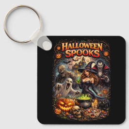 Halloween Spooks Nyckelring