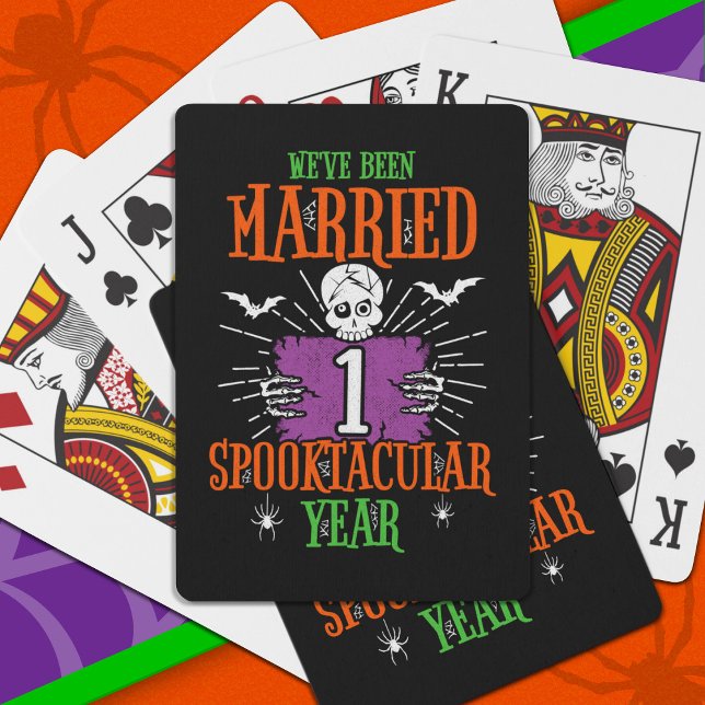 Halloween Spooktacular 1:a Bröllop-årsdagen Casinokort (Skapare uppladdad)