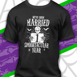 Halloween Spooktacular 1-års bröllopsdag T Shirt