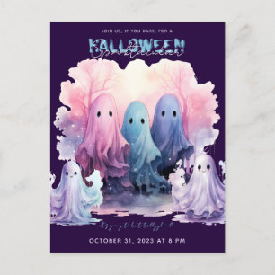 Halloween Spooktacular Ghouls Party Helg Vykort