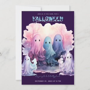 Halloween Spooktacular Ghouls Party Inbjudningar