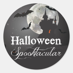 Halloween Spooktacular Haunted Castle Runt Klistermärke