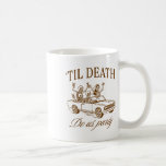 Halloween Spooky Bachelorette Party til Death Do D Kaffemugg<br><div class="desc">Halloween-taloky Bachelorette Party til Död gör oss åtskilda</div>
