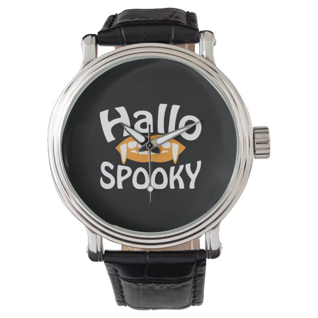 Halloween Spooky Birthday Armbandsur (Framsida)