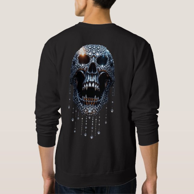 Halloween "Spooky Bling" Lång Ärmad Tröja (Baksida)