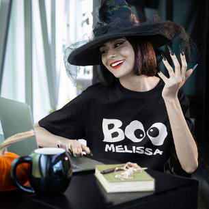 Halloween Spooky Boo Anpassningsbar Cute Whimsical T Shirt