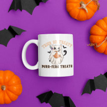 Halloween Spooky Bus eller godis Cute Ghost Cat