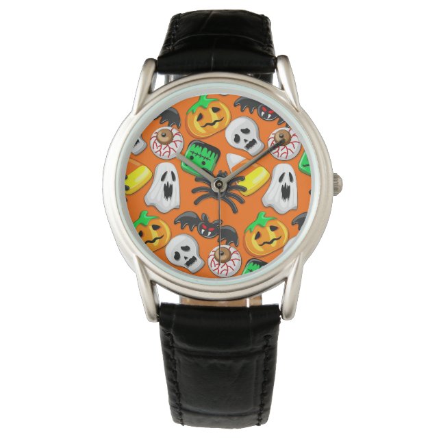 Halloween Spooky Candies Party Armbandsur (Framsida)