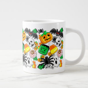 Halloween Spooky Candies Party Jumbo Mugg