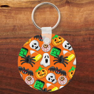 Halloween Spooky Candies Party Nyckelring