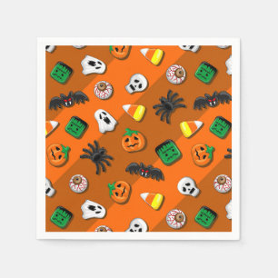 Halloween Spooky Candies Party Pappersservett