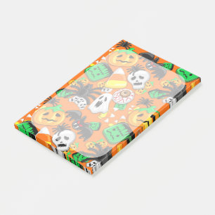 Halloween Spooky Candies Party Post-it Block