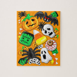 Halloween Spooky Candies Party Pussel