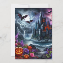 Halloween Spooky Castle Inbjudningar