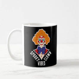 Halloween Spooky Clown Vibes Creepy Retro Circus Kaffemugg