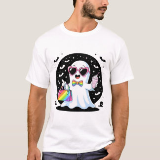 Halloween-spooky fahion-spöktshirt t shirt