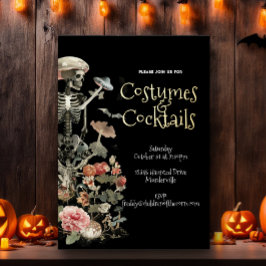 Halloween Spooky Garden Costume & Cocktails Black
