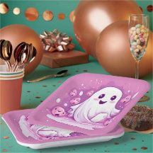 Halloween Spooky Ghost Cute Rosa