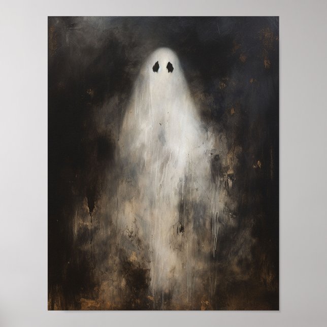 Halloween Spooky Ghost Poster (Framsidan)