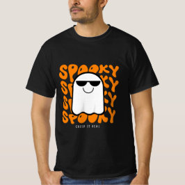 Halloween Spooky Ghost Unisex 100 % T-shirt av bom