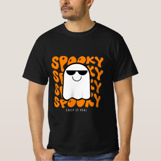 Halloween Spooky Ghost Unisex 100 % T-shirt av bom