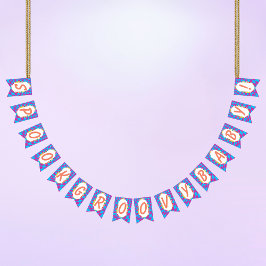 Halloween Spooky Groovy Bunting Flaggor