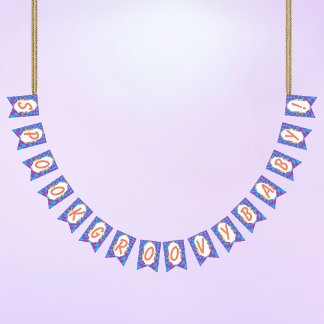 Halloween Spooky Groovy Bunting Flaggor