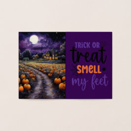 Halloween Spooky Haunted Town Nght Folierat Kort
