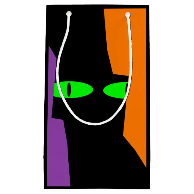 Halloween Spooky Kooky Black Cat Ögon (Framsidan)