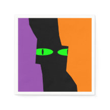 Halloween Spooky Kooky Black Cat Ögon