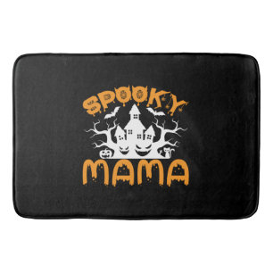 Halloween Spooky Mamma Birthday Badrumsmatta